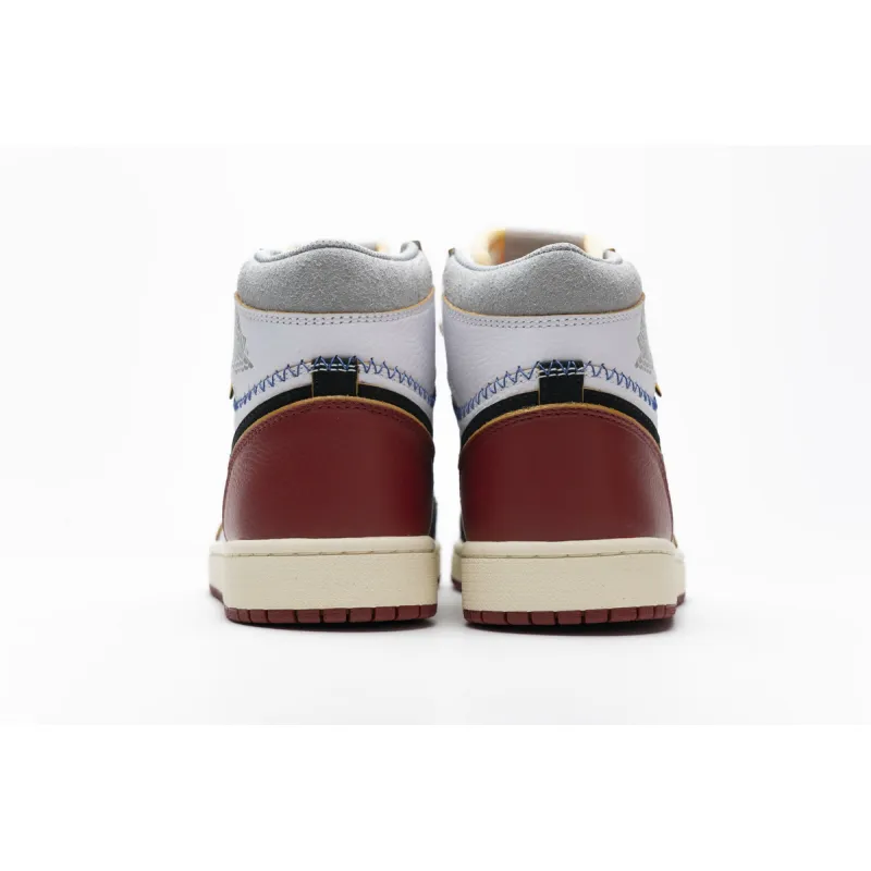  Air Jordan 1 Retro High Union Los Angeles Black Toe BV1300-106