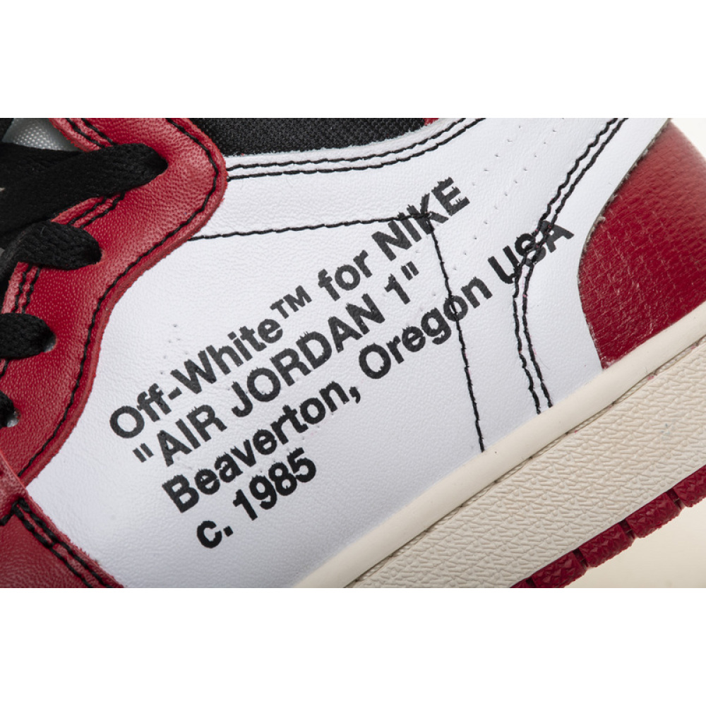 Air Jordan 1 Retro High Off White Chicago AA3834-101