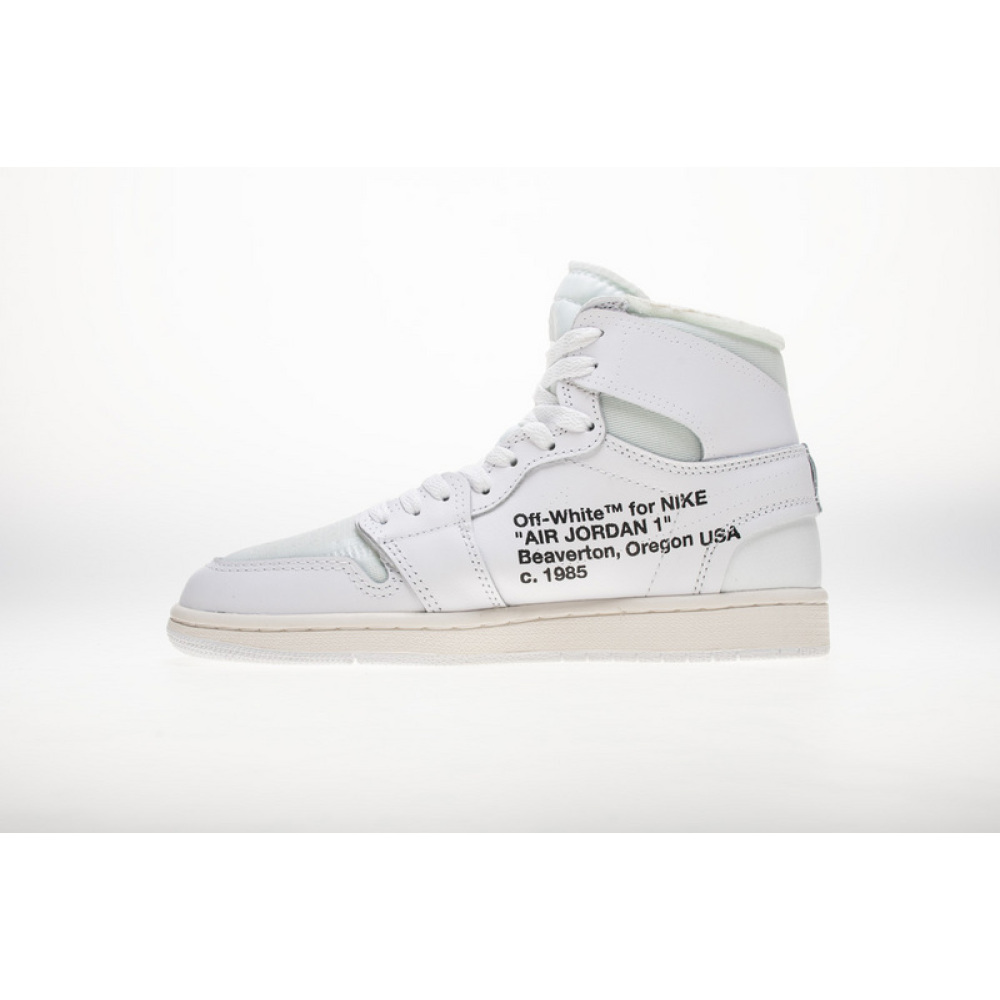 Air Jordan 1 Retro High Off White White  AQ0818-100