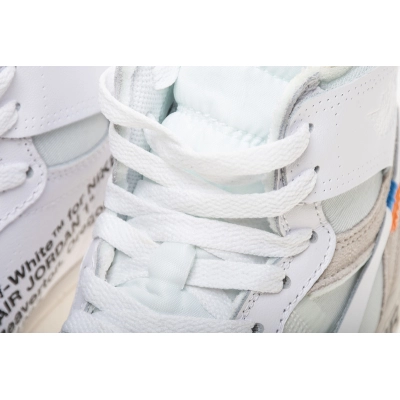 Air Jordan 1 Retro High Off White White  AQ0818-100 02