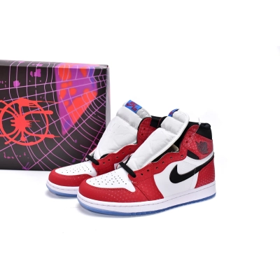 Air Jordan 1 Retro High Spider-Man Origin Story 555088-602 02