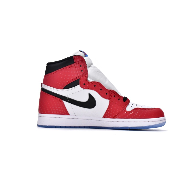 Air Jordan 1 Retro High Spider-Man Origin Story 555088-602