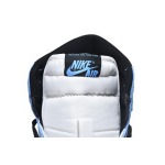 Air Jordan 1 Retro High White University Blue Black 555088-134(TOP quality)