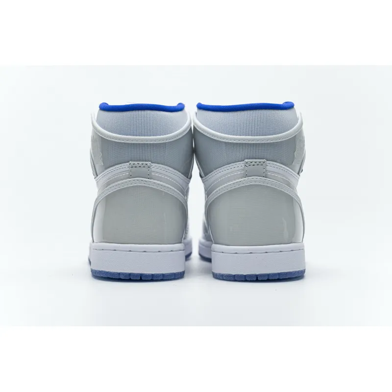 Air Jordan 1 Retro High Zoom White Racer Blue CK6637-104