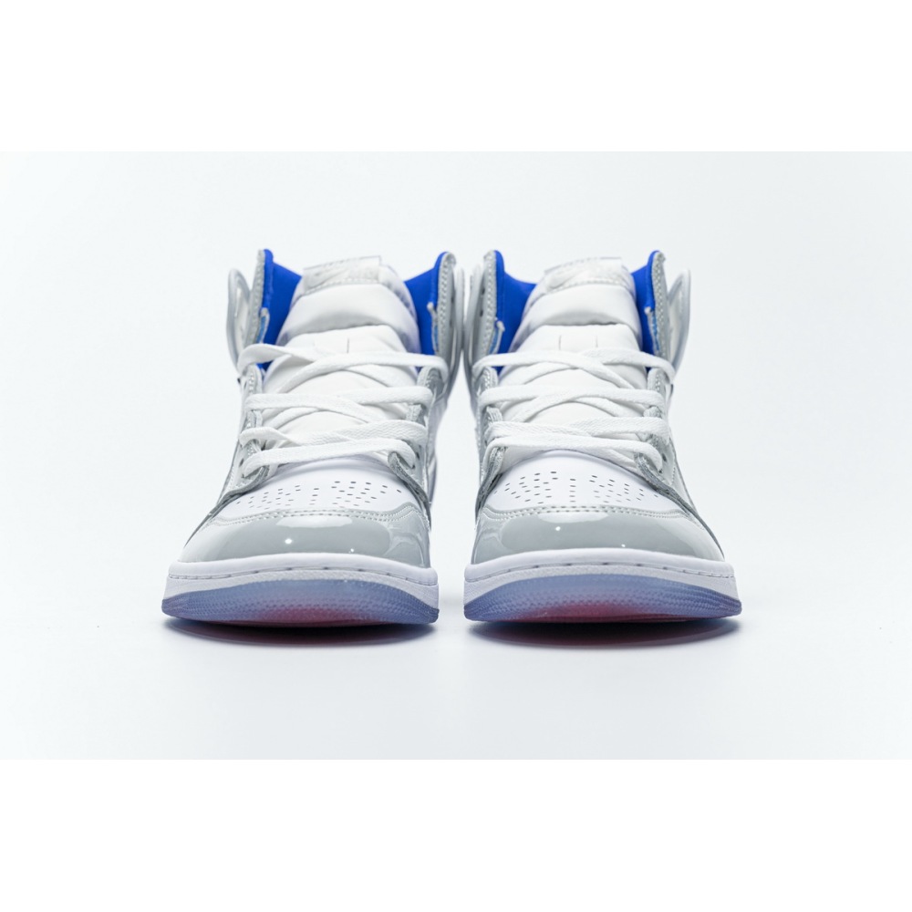 Air Jordan 1 Retro High Zoom White Racer Blue CK6637-104