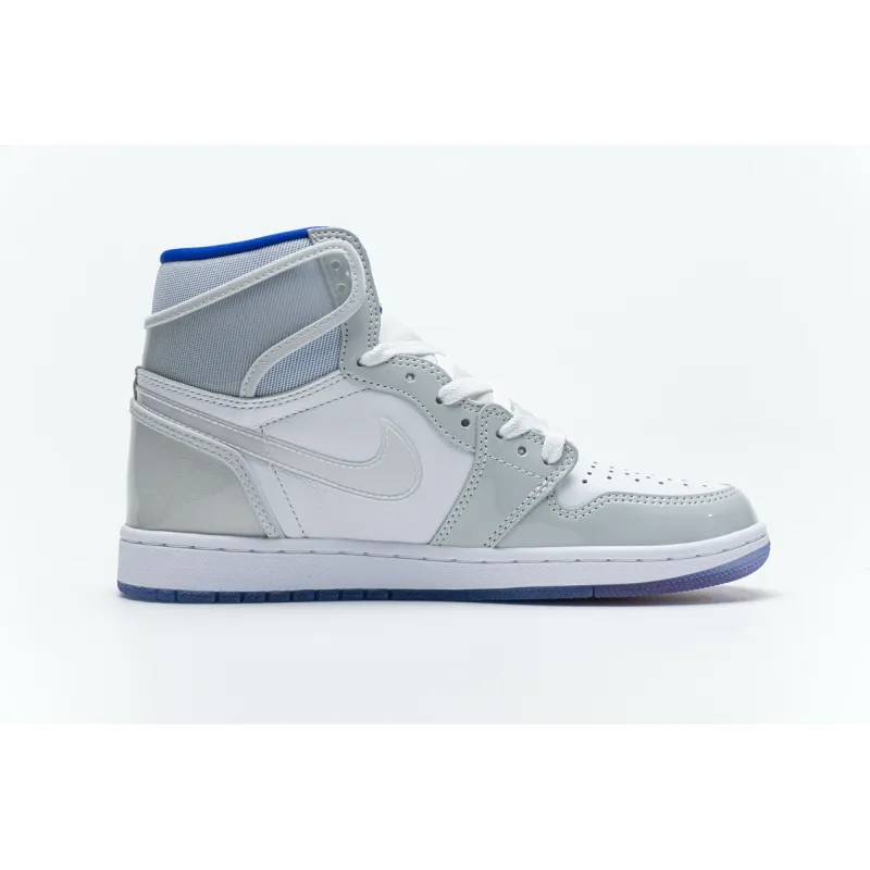 Air Jordan 1 Retro High Zoom White Racer Blue CK6637-104