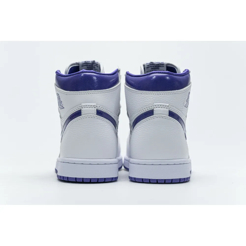 Air Jordan 1 Retro High OG White Purple CD0461-151