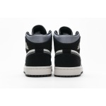  Air Jordan 1 Mid Satin Grey Toe 852542-011