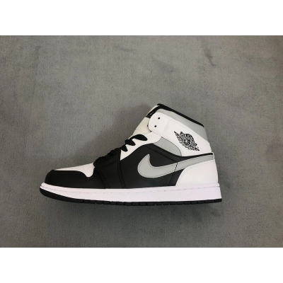  Air Jordan 1 Mid White Shadow 554724-073 01