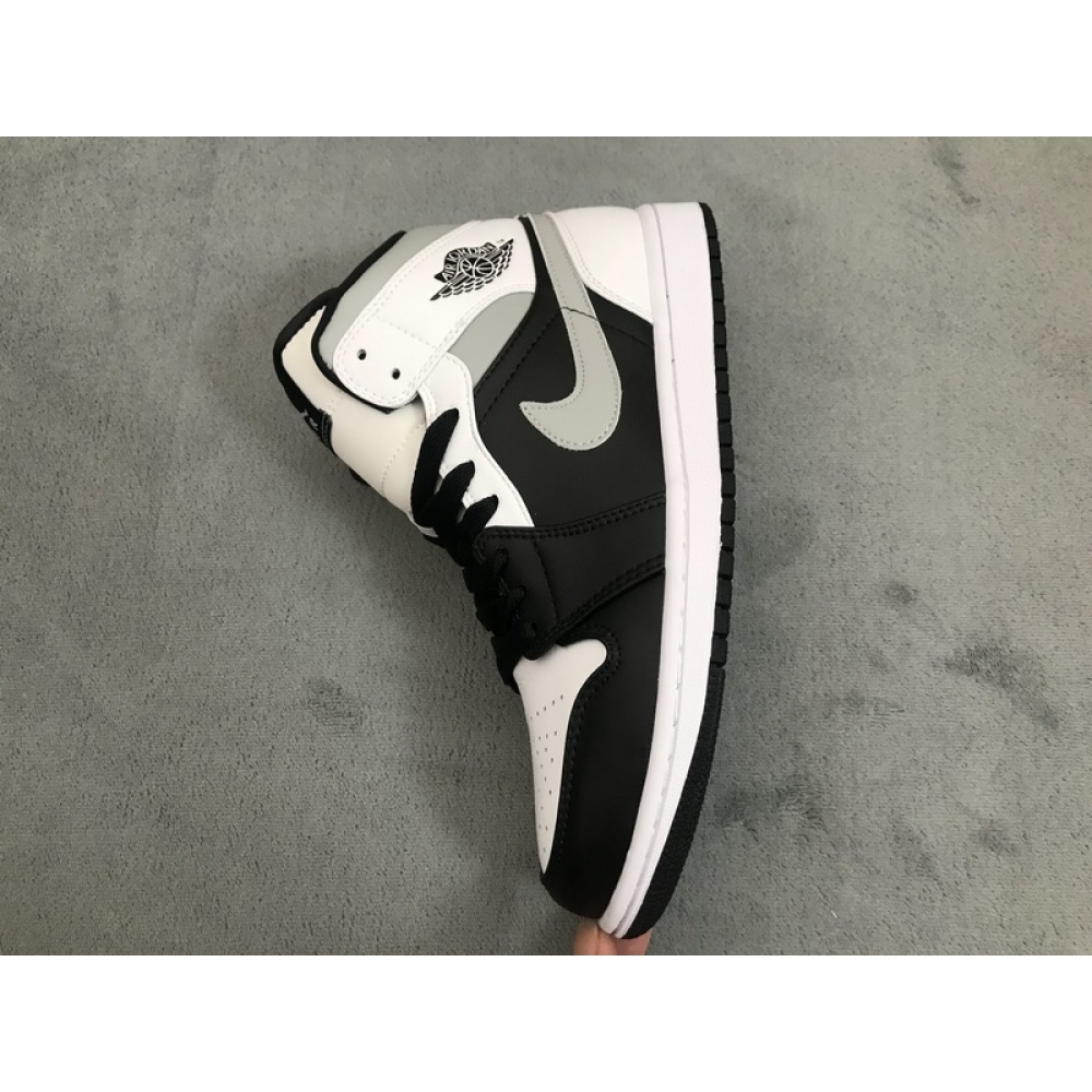  Air Jordan 1 Mid White Shadow 554724-073