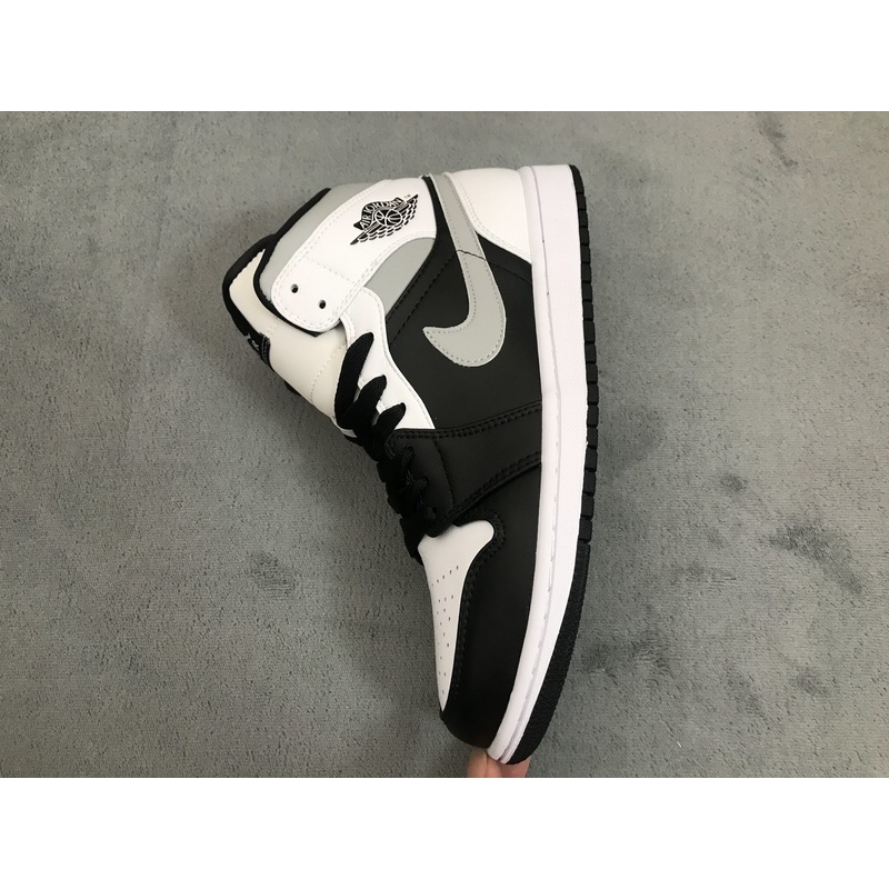  Air Jordan 1 Mid White Shadow 554724-073