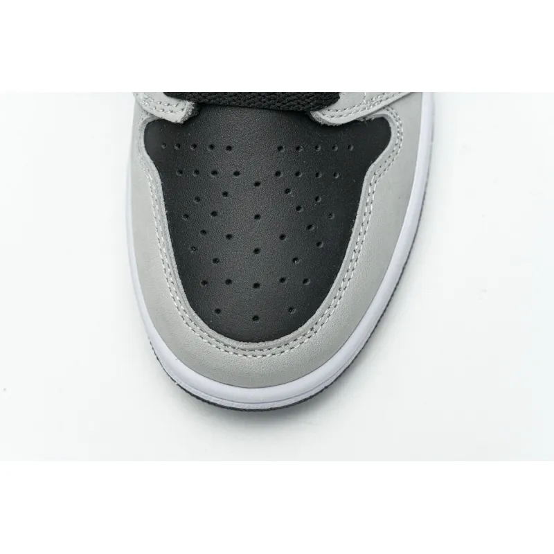 Air Jordan 1 Shadow 2.0 Black Light Smoke Grey 555088-035