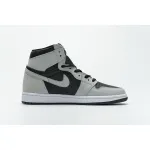  Air Jordan 1 Shadow 2.0 Black Light Smoke Grey 555088-035
