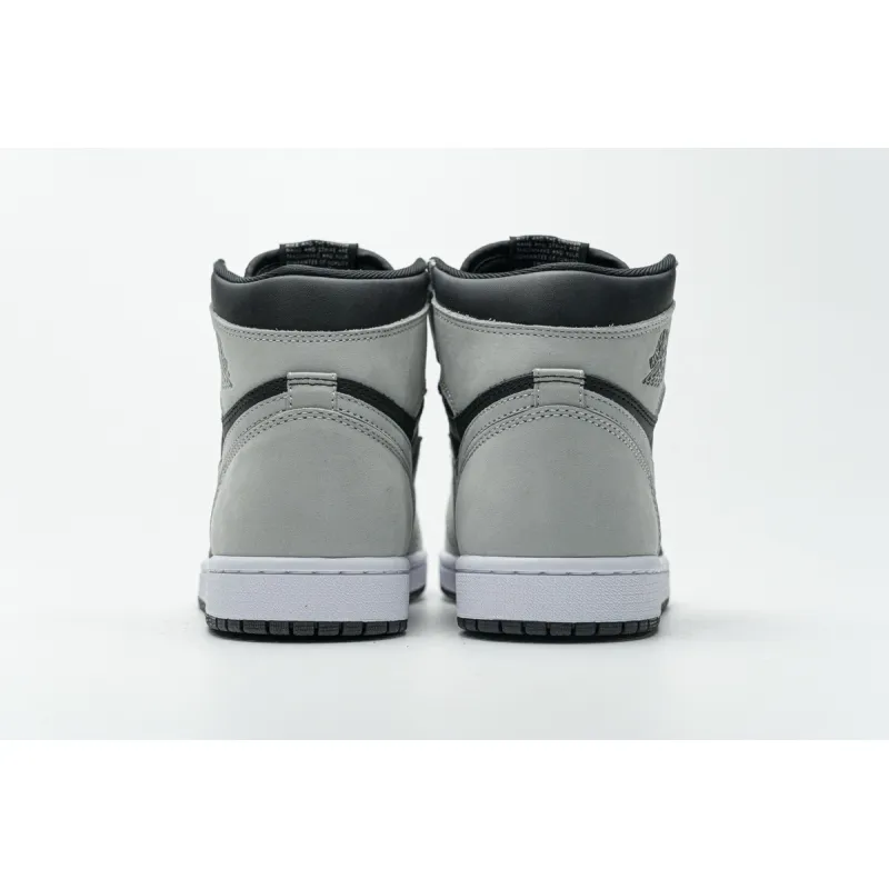  Air Jordan 1 Shadow 2.0 Black Light Smoke Grey 555088-035