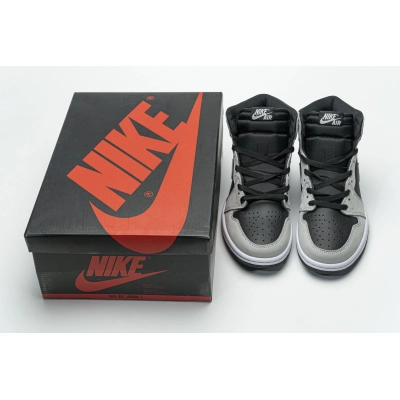  Air Jordan 1 Shadow 2.0 Black Light Smoke Grey 555088-035 02