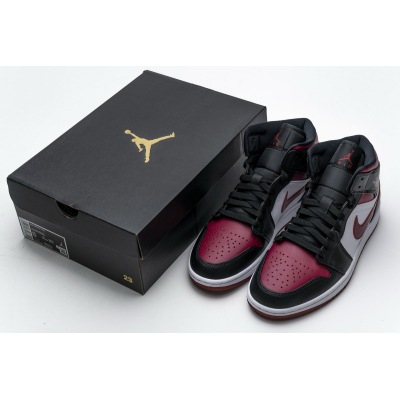 (OG)Air Jordan 1 Mid Bred Toe 554724-066 02
