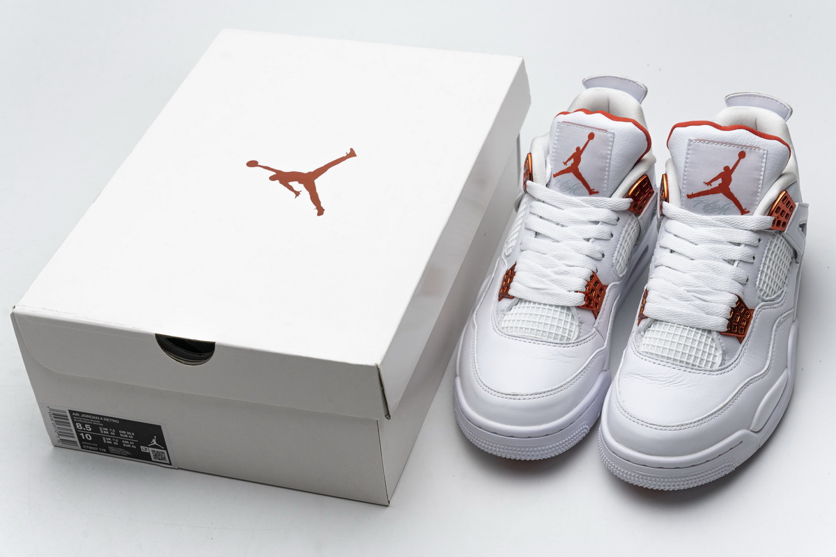Air Jordan 4 Retro 'Orange Metallic'
