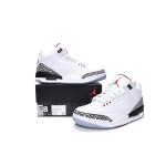 Air Jordan 3 Retro Free Throw Line White Cement  923096-101(2018)