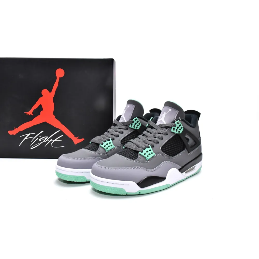  Air Jordan 4 Retro Green Glow 308497-033 (Top Quality)