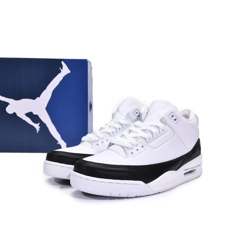  Fragment Design x Air Jordan 3 Black White DA3595-100