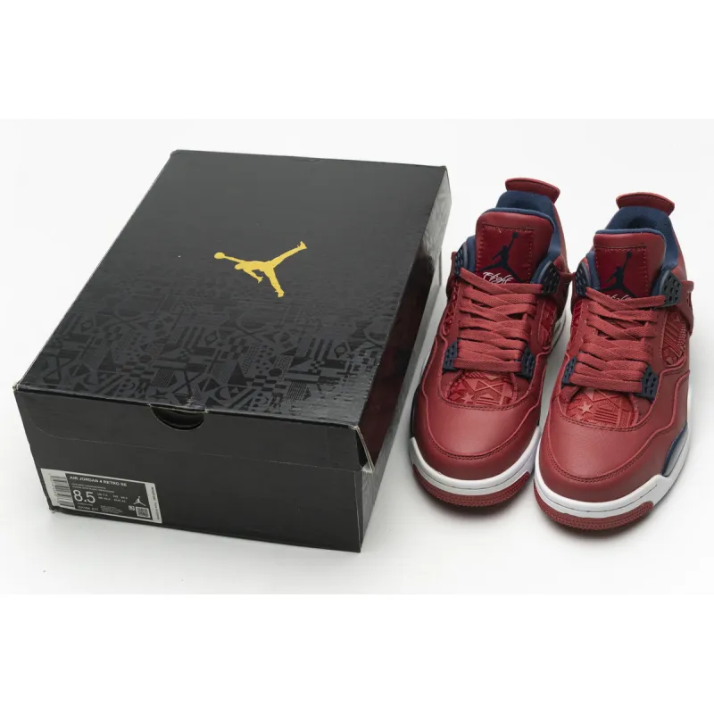 Air Jordan 4 Retro FIBA Gym Red  CI1184-617 (Top Quality)