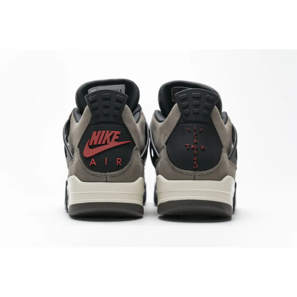 Travis Scott x Air Jordan 4 Retro Brown  AJ4-882335 (Top Quality)