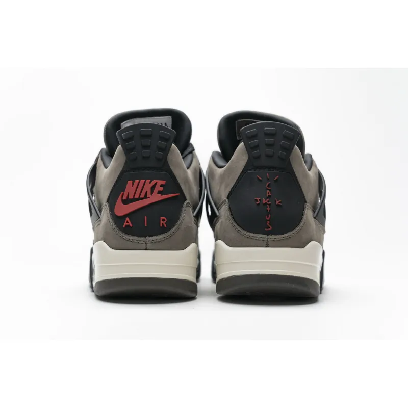 Travis Scott x Air Jordan 4 Retro Brown  AJ4-882335 (Top Quality)