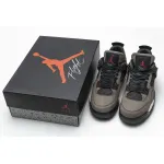 Travis Scott x Air Jordan 4 Retro Brown  AJ4-882335 (Top Quality)