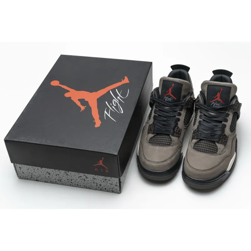 Travis Scott x Air Jordan 4 Retro Brown  AJ4-882335 (Top Quality)