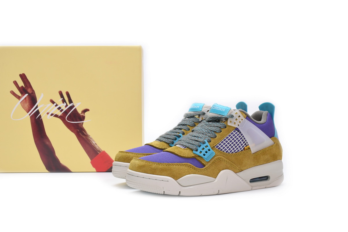 Union LA x Air Jordan 4 Retro SP Desert Moss DJ5718-300 (Higher version)