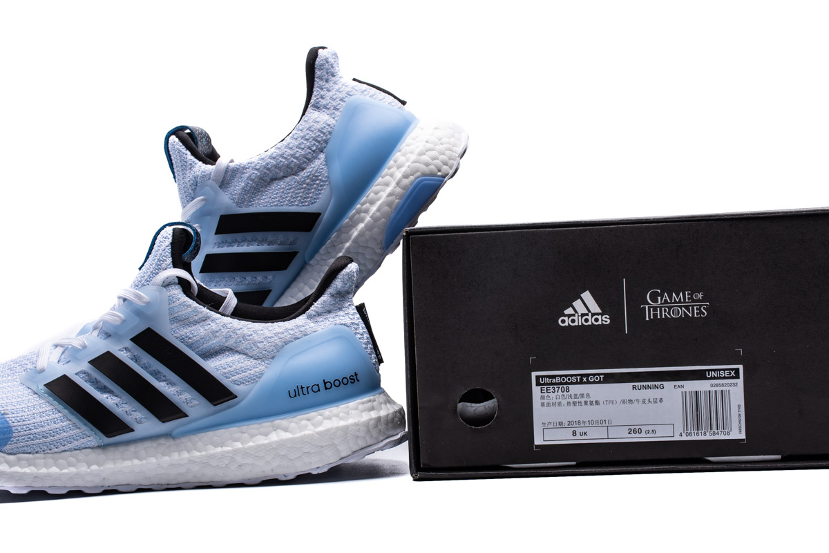 Adidas Adidas Ultra Boost 4.0 Game of Thrones White Walkers EE3708 Ultra Boost 4.0 Game of Thrones White Walkers EE3708