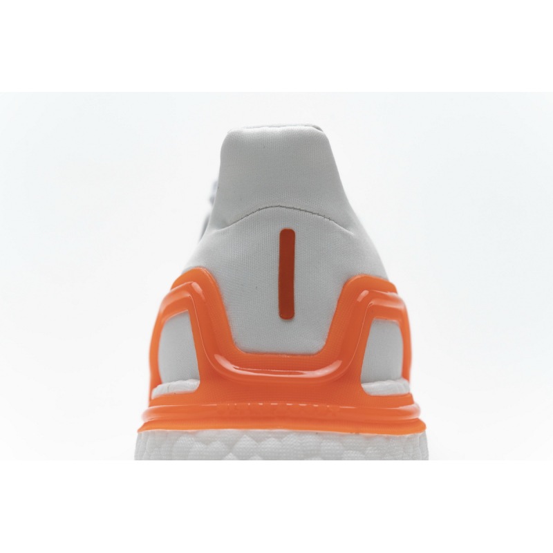 Adidas Ultra Boost  20 White Sharp Blue True Orange EG0768