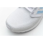 Adidas Ultra Boost  20 White Sharp Blue True Orange EG0768