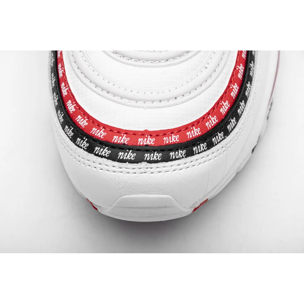 Nike Air Max 97 Sketch Logo White Black Red CK9397-100