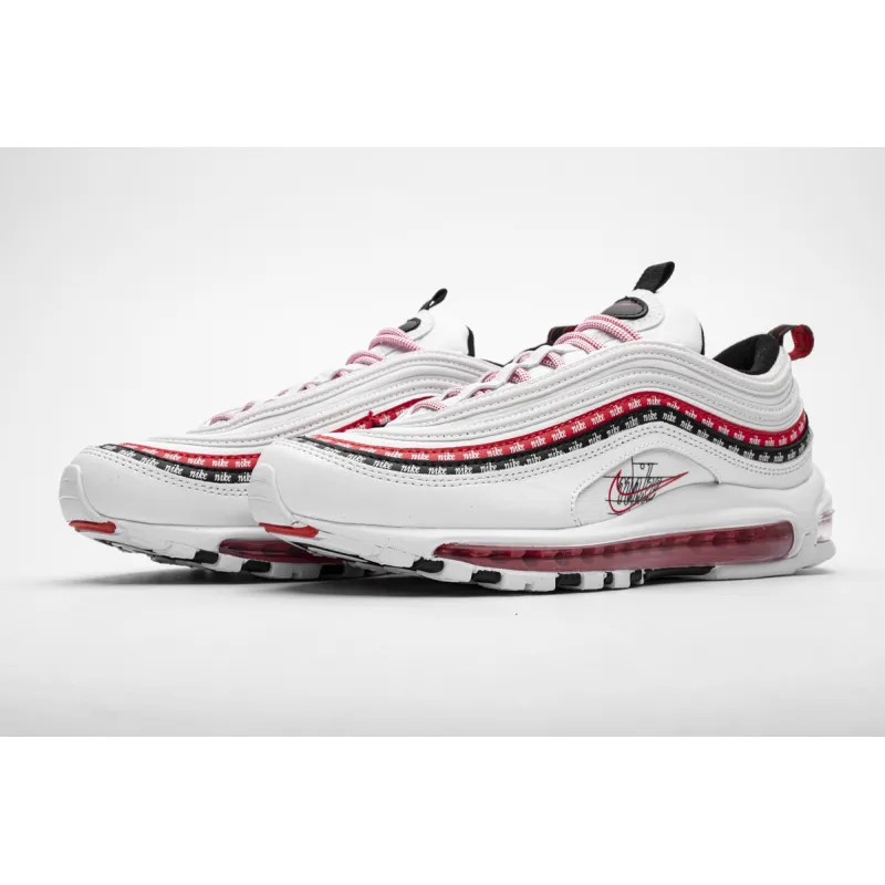 Nike Air Max 97 Sketch Logo White Black Red CK9397-100