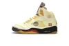 OFF White x Air Jordan 5 Retro SP Sail  DH8565-100