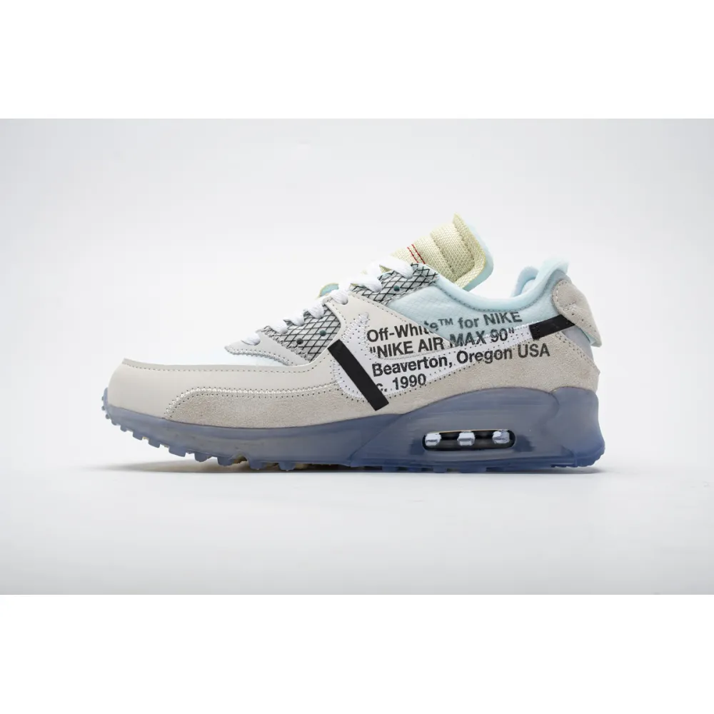 Off-White x Nike Air Max 90 “All White” AA7293-100 