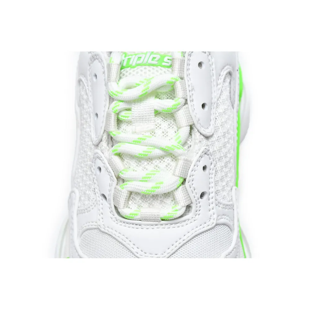  Balenciaga Triple S White Grey Green 524039 W2CA3 5390