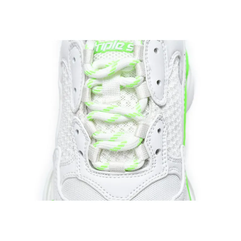  Balenciaga Triple S White Grey Green 524039 W2CA3 5390