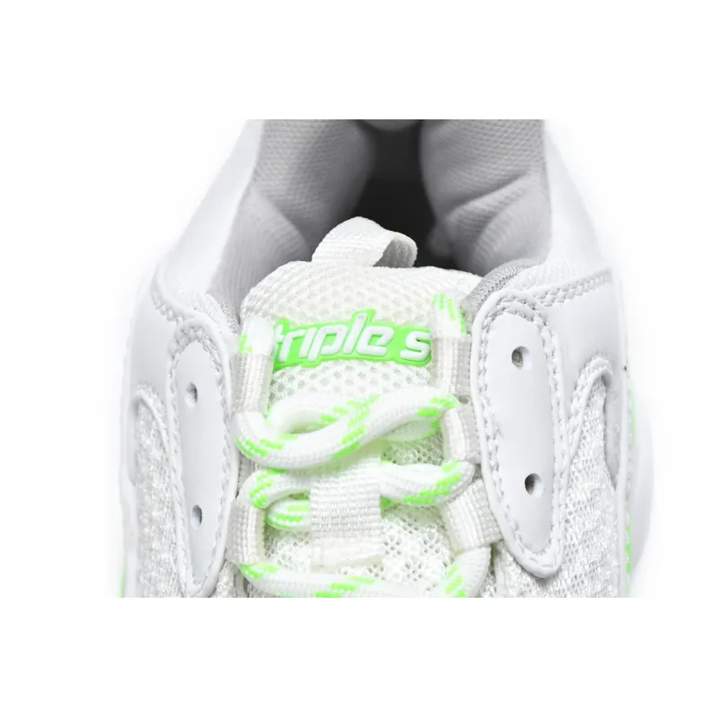  Balenciaga Triple S White Grey Green 524039 W2CA3 5390