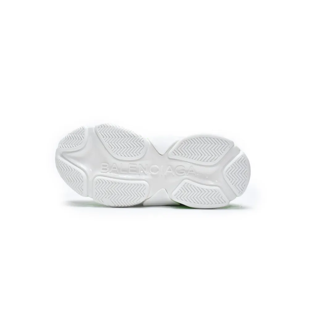  Balenciaga Triple S White Grey Green 524039 W2CA3 5390