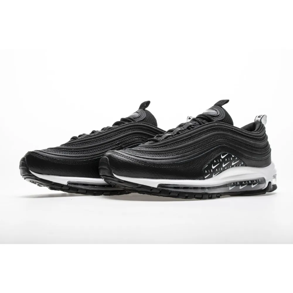 Nike Air Max 97 Swoosh Air Logos Black White AR7621-001