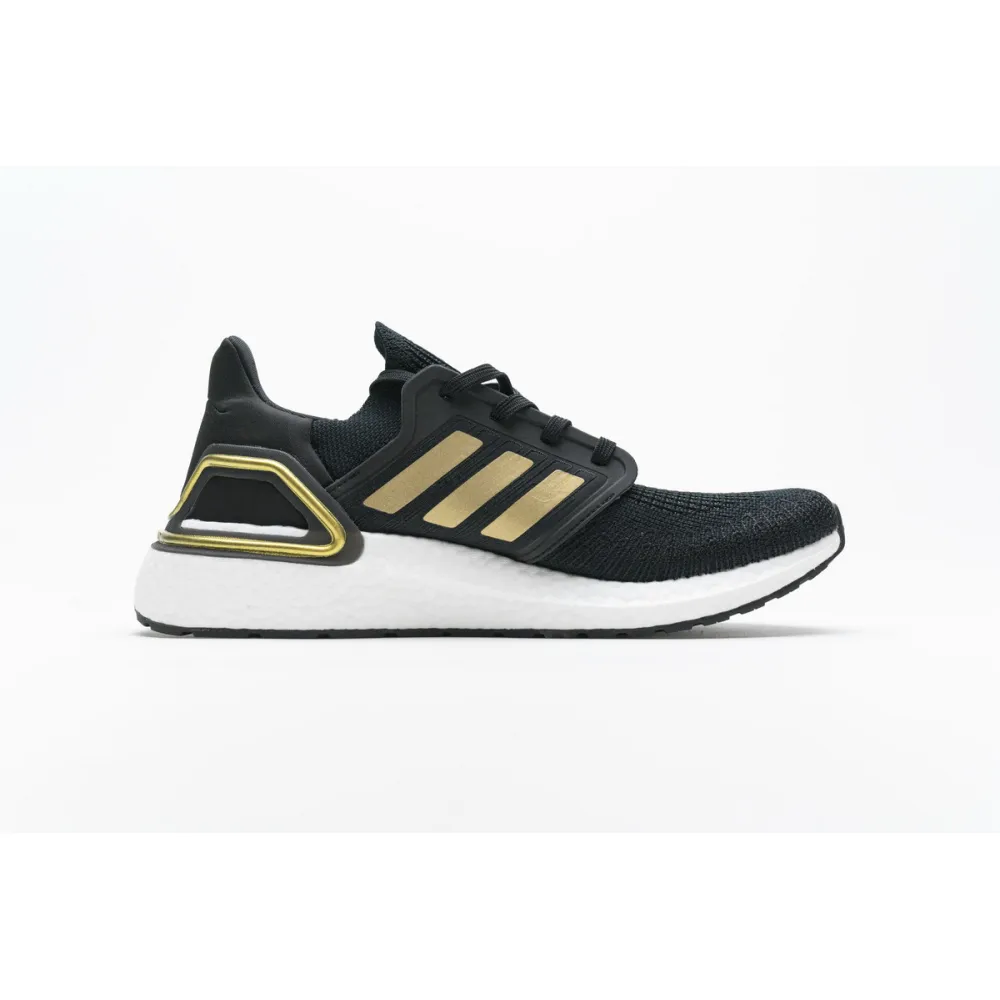 Adidas Ultra Boost 20 Black Gold White EE4393