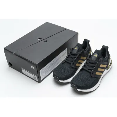 Adidas Ultra Boost 20 Black Gold White EE4393 02