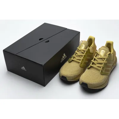 Adidas Ultra Boost 20 Gold Metallic EG1343 02