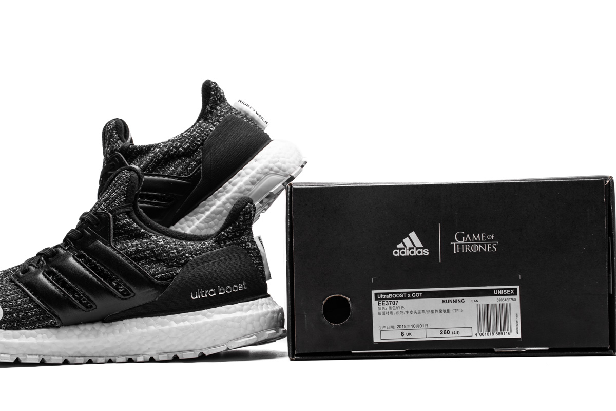 Adidas Ultra Boost 4.0 Game Adidas Ultra Boost 4.0 Game of Thrones Nights Watch EE3707 of Thrones Nights Watch EE3707