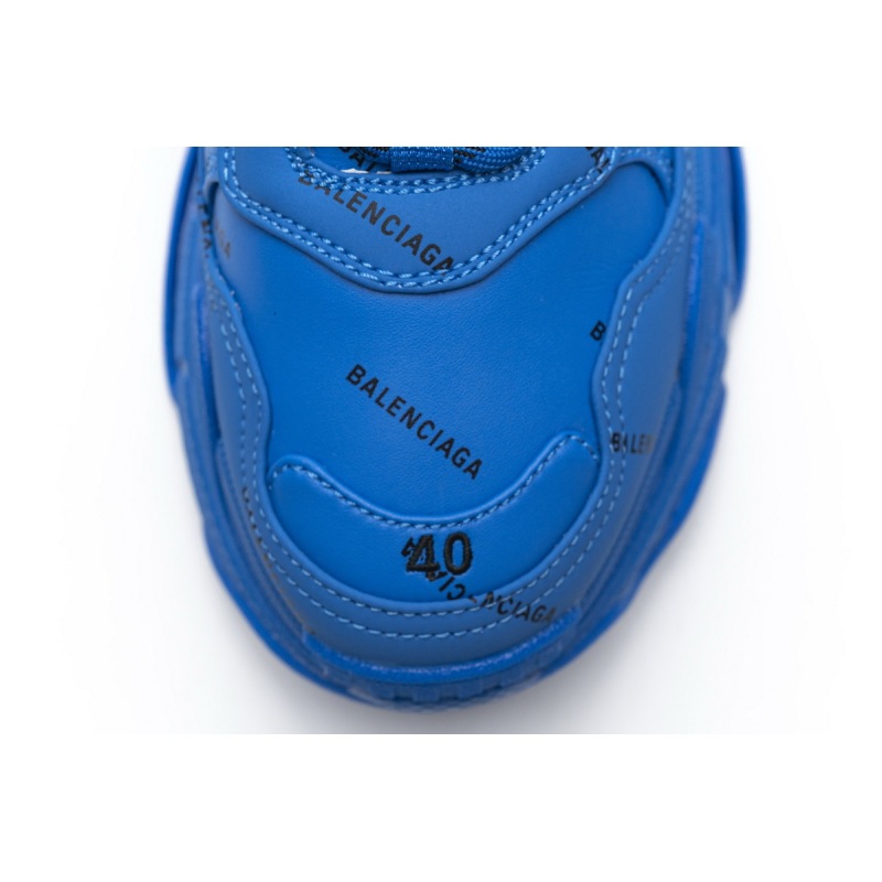 Balenciaga Triple S Letter Blue 536737 W06E2 0848 
