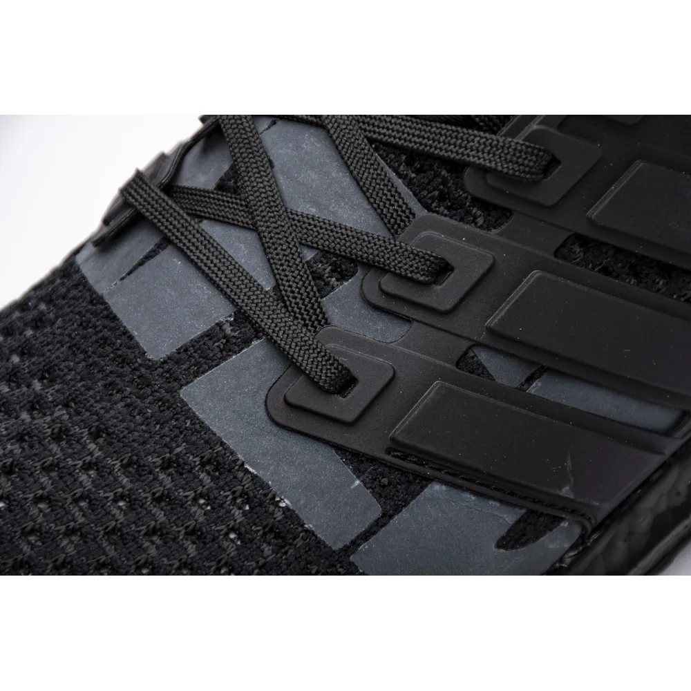 Undefeated X Adidas Ultra Boost 4.0 Triple Black EF1966