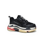Gucci x Balenciaga Triple S Black Red 