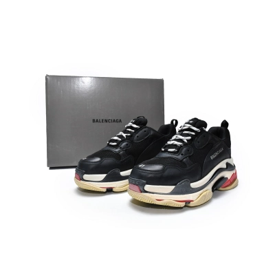 Gucci x Balenciaga Triple S Black Red  02